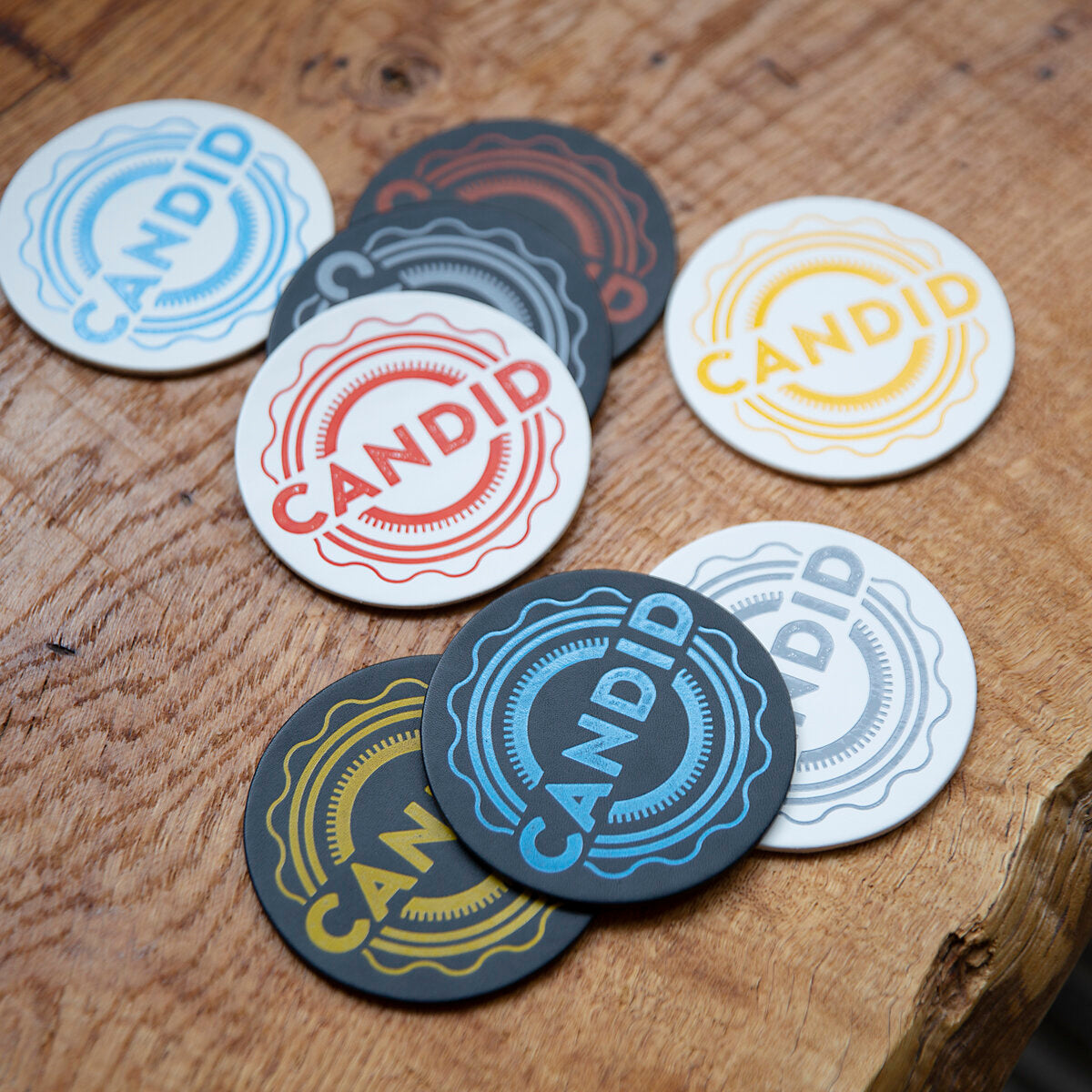 Candid Leather Coasters