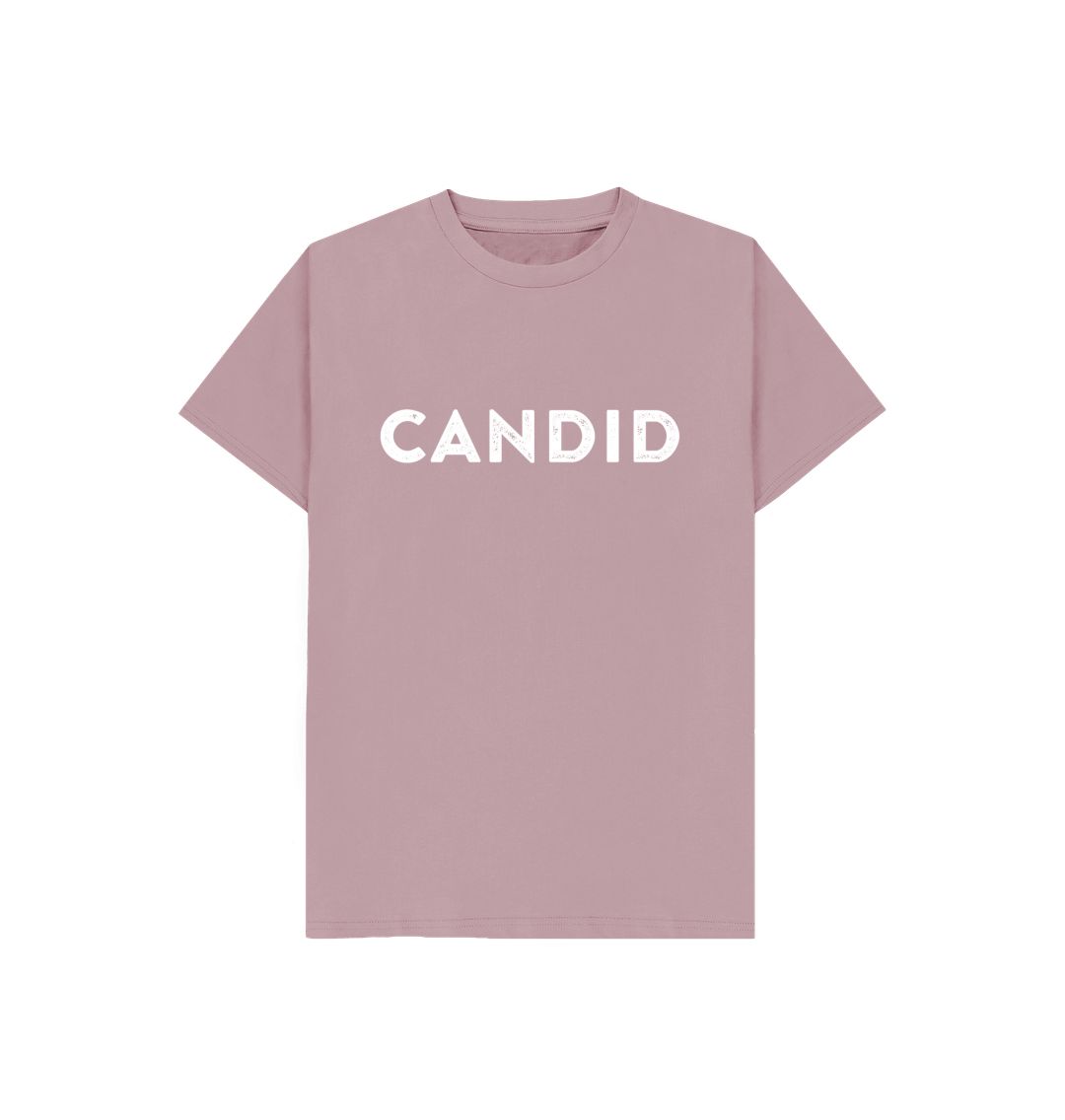 Mauve Candid Kids T-Shirt