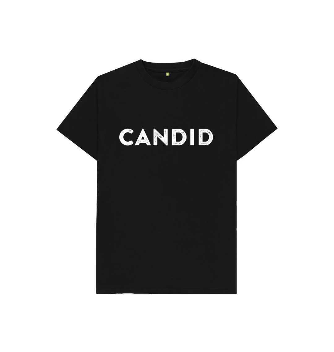 Black Candid Kids T-Shirt